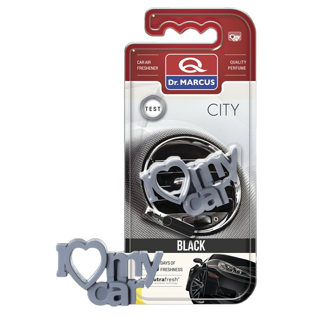 Ambientador Para Automóveis Dr Marcus City black Plástico
