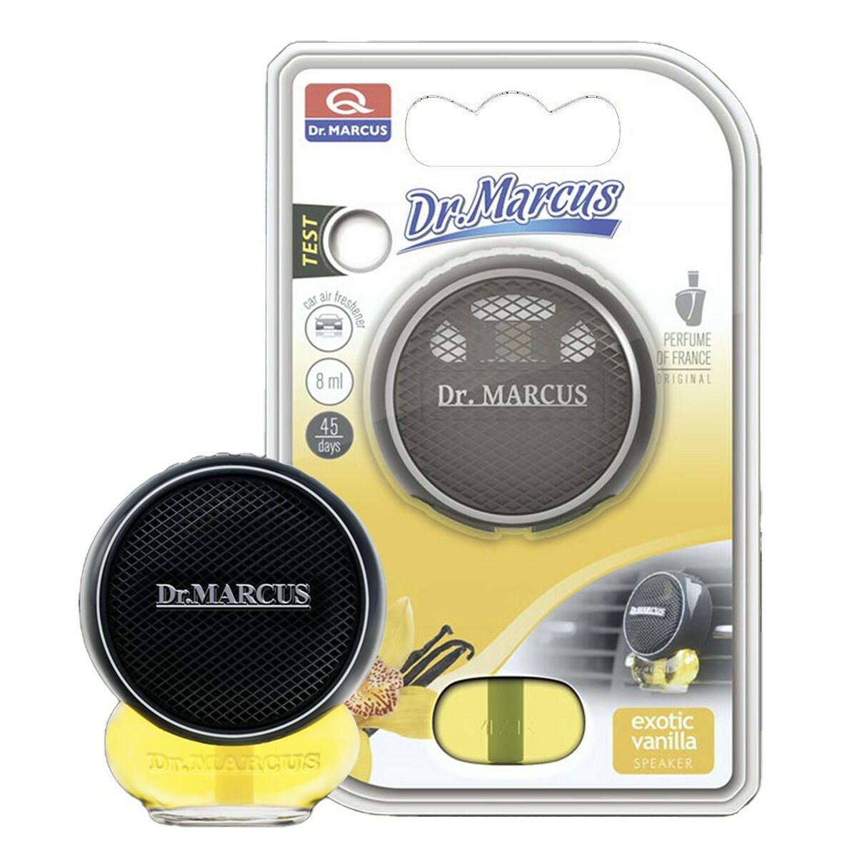 Ambientador Para Automóveis Dr Marcus Speaker Baunilha 8 ml Plástico Fragância (8 Unidades)