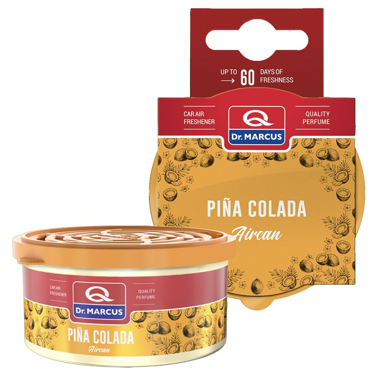 Ambientador Para Automóveis Dr Marcus Aircan Piña Colada 40 g Fragância Lata
