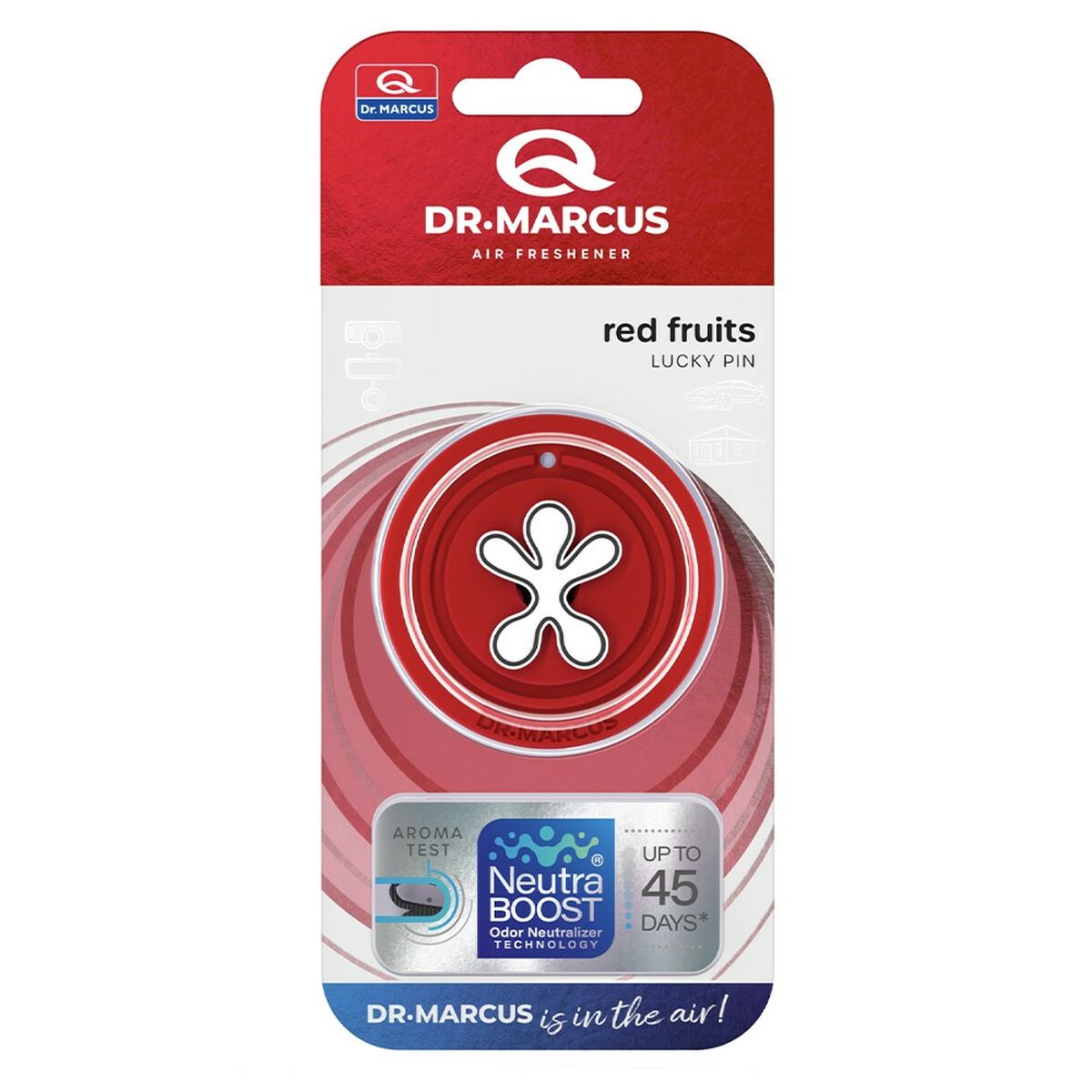 Ambientador Para Automóveis Dr Marcus Lucky Pin Frutos vermelhos Plástico