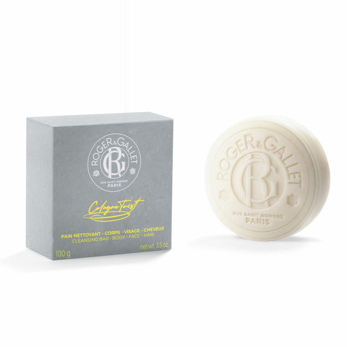 Barra de Champô Roger & Gallet COLOGNE TWIST 100 g