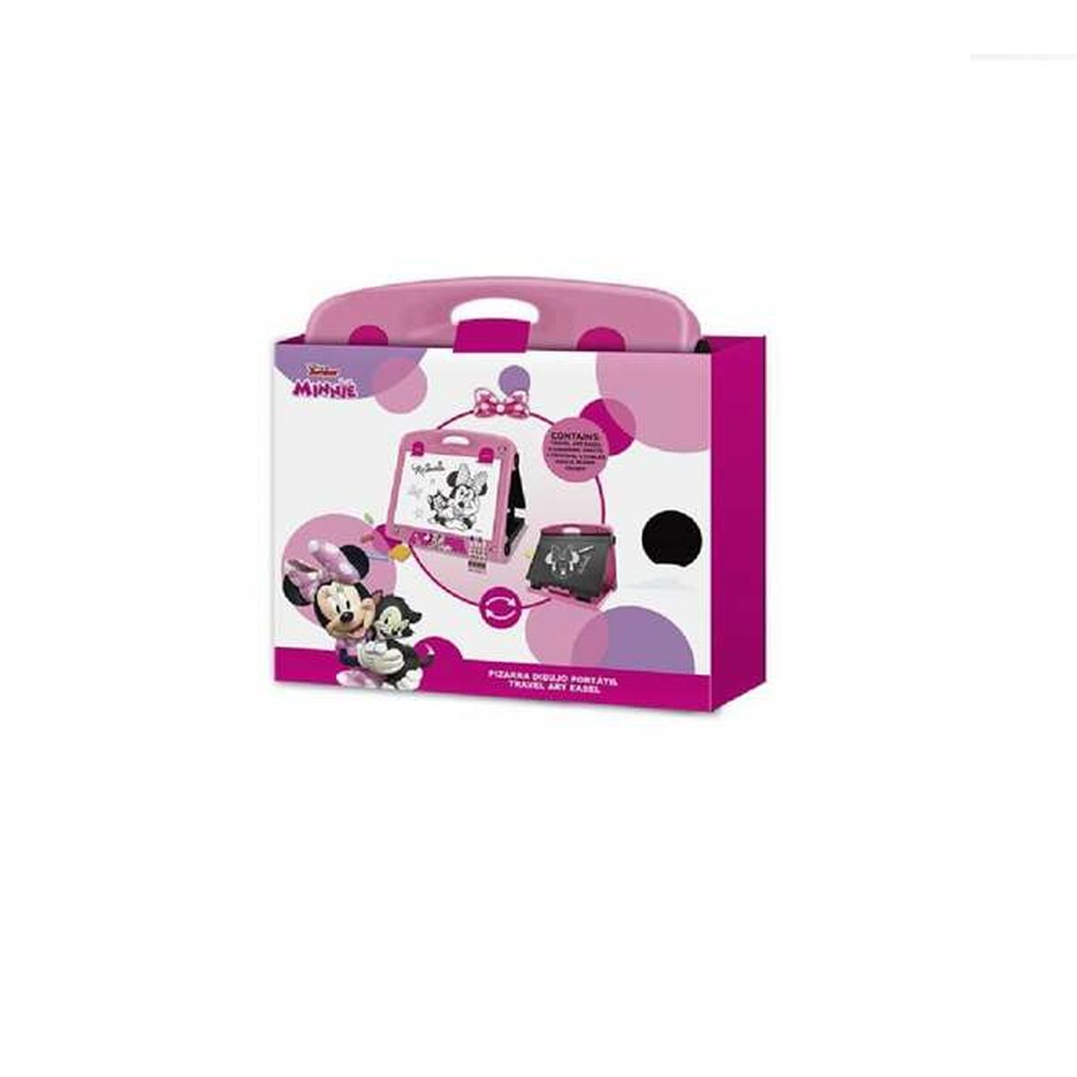 Conjunto de Desenho Minnie Mouse Cor de Rosa
