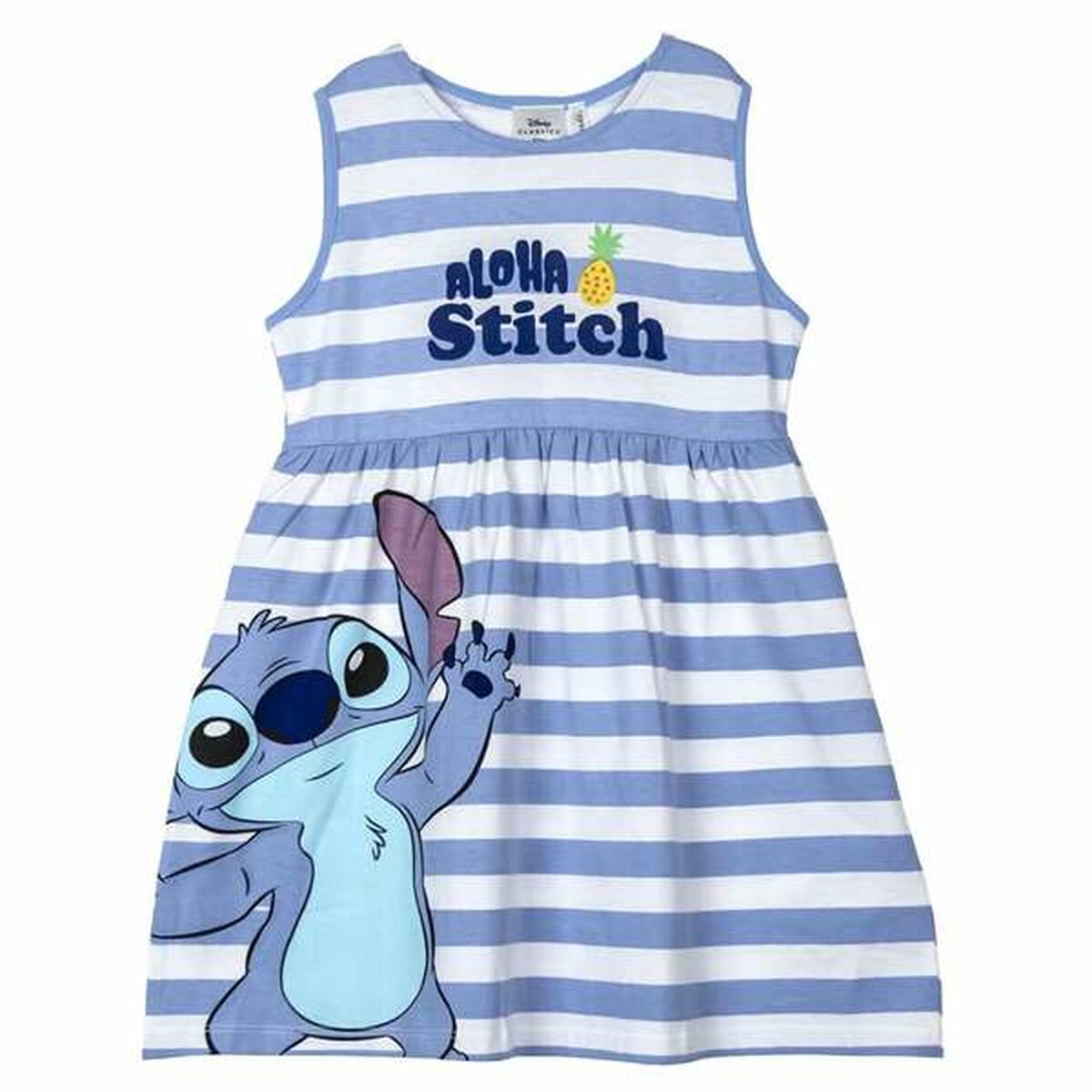 Vestido Stitch Azul 8 Anos