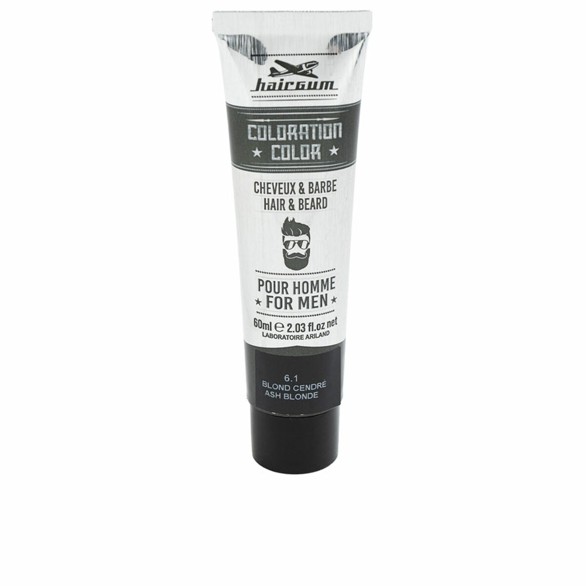 Tinta Permanente Hairgum COLORATION Loiro Cinza Nº 6.1 60 g