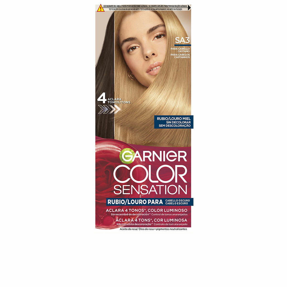 Tinta Permanente Garnier COLOR SENSATION Louro Miel (5 Unidades)