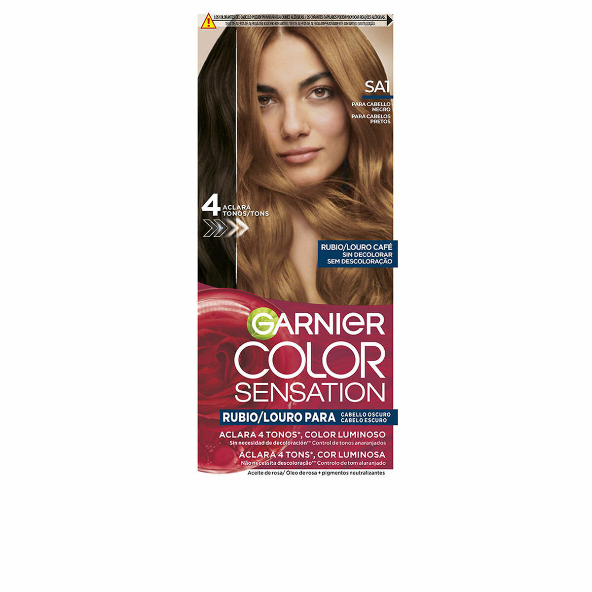 Tinta Permanente Garnier COLOR SENSATION Louro Café (5 Unidades)