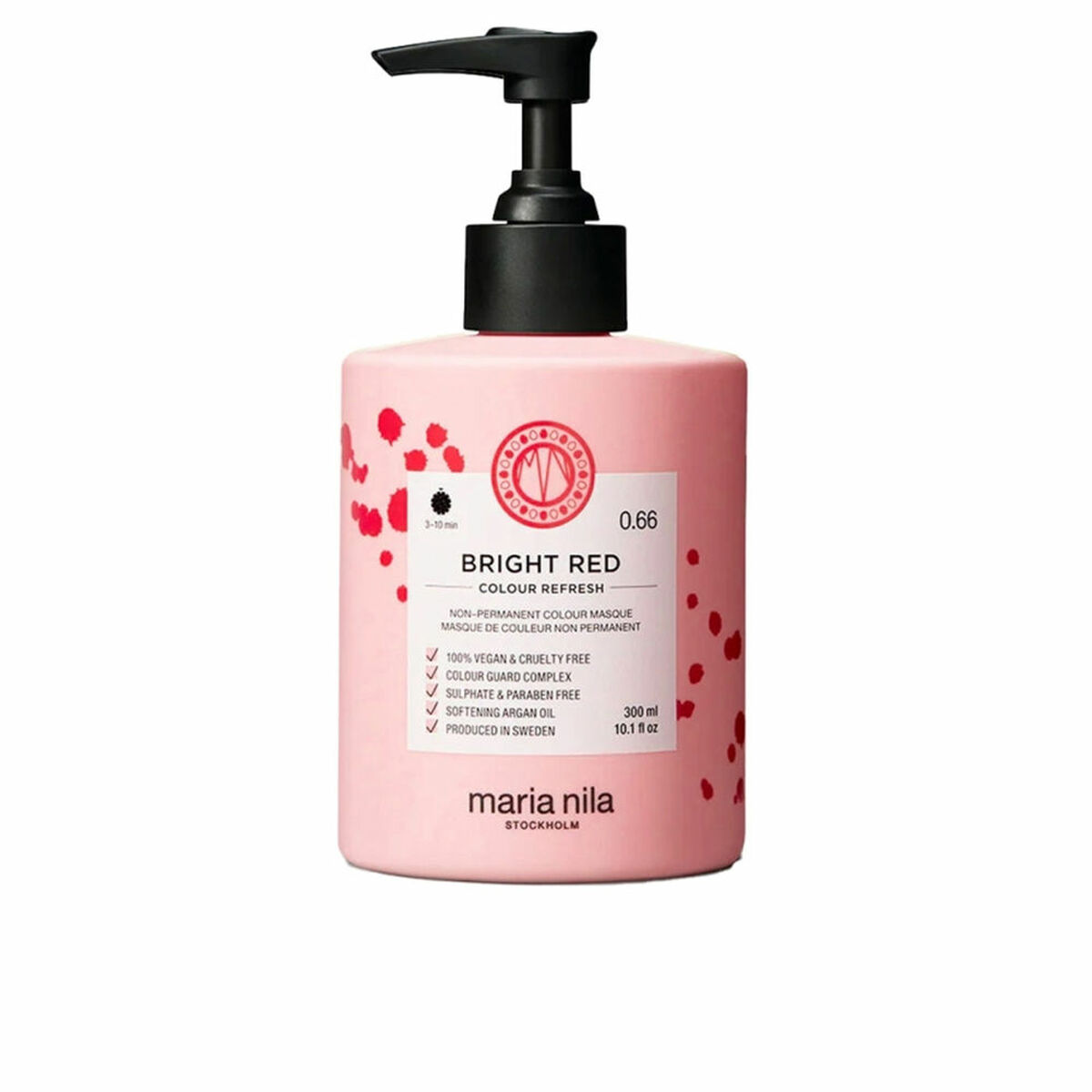 Tinta Semipermanente Maria Nila COLOUR REFRESH Nº 0.66-Bright Red 300 ml