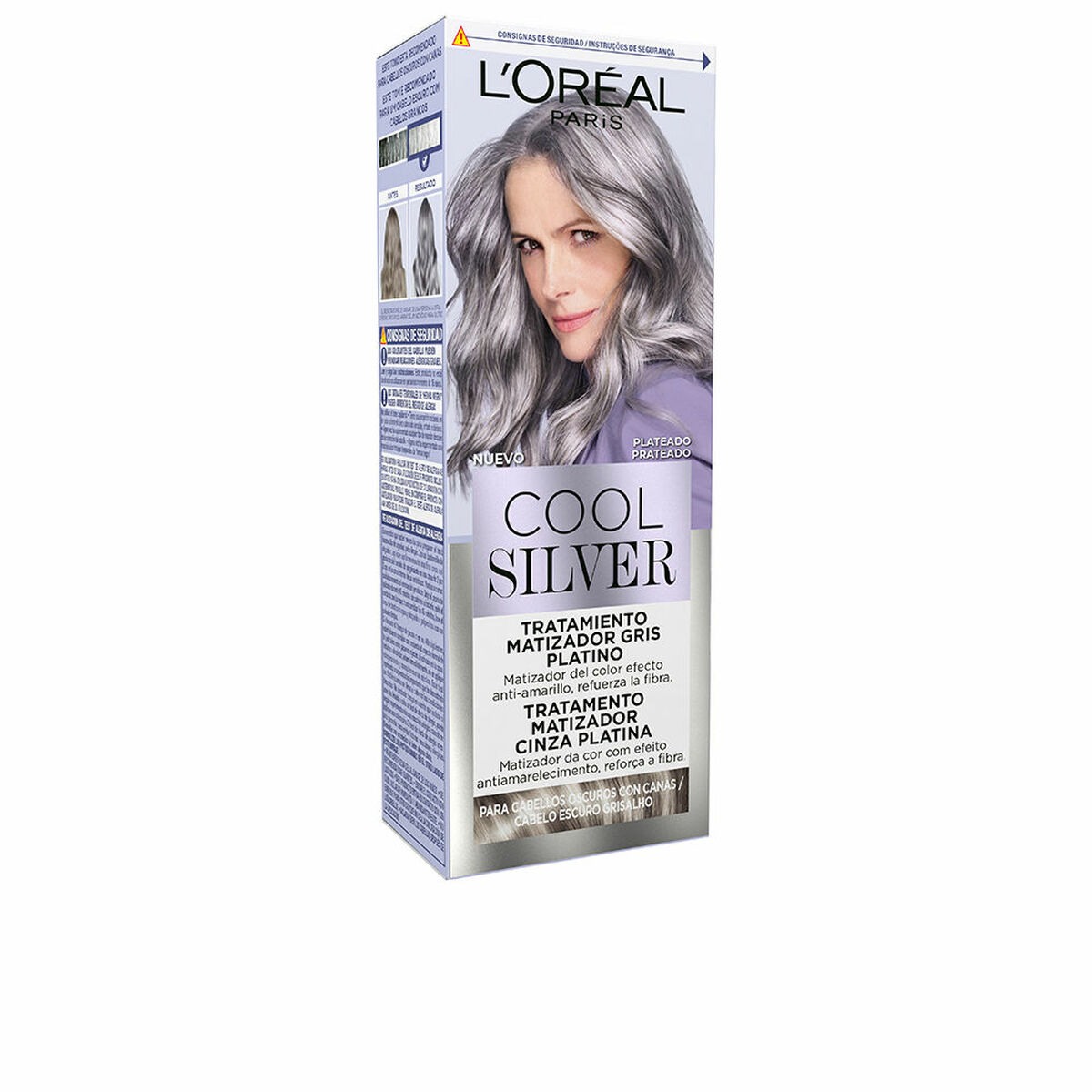 Matizador de cor L'Oreal Make Up COOL SILVER Prateado (1 Unidade)