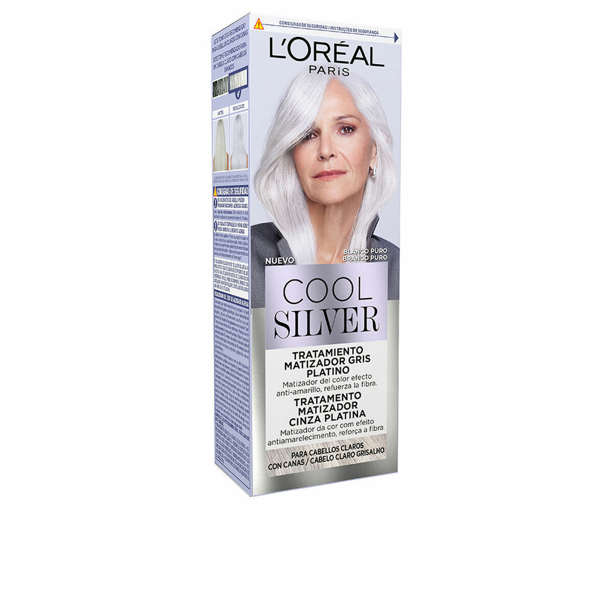 Matizador de cor L'Oreal Make Up COOL SILVER Branco (1 Unidade)