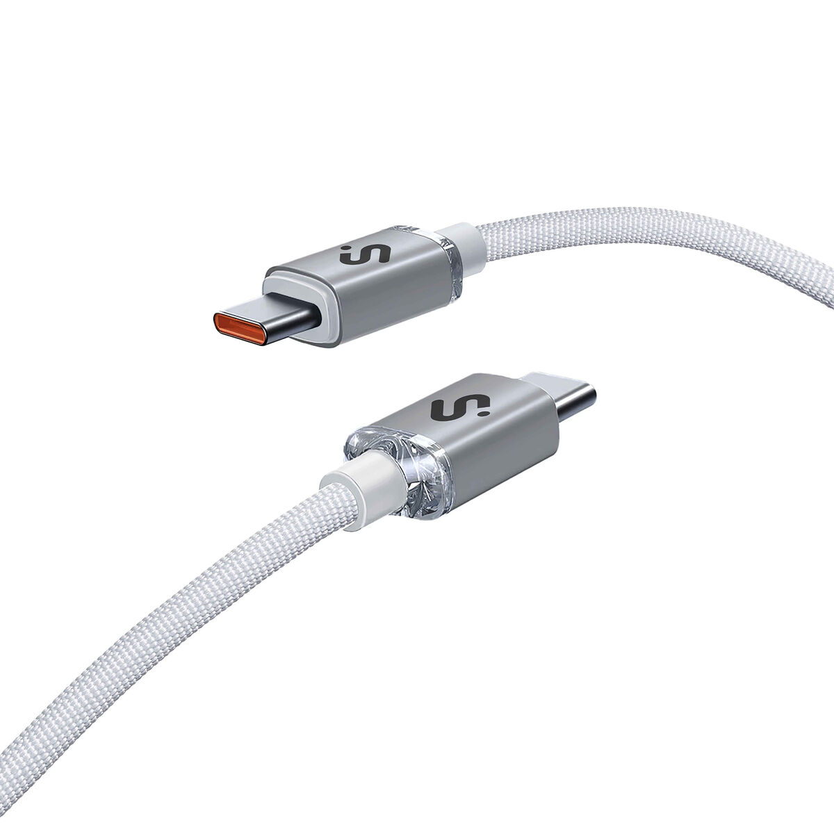 Cabo USB-C para USB-C Subblim OPTIMUS Branco 1 m