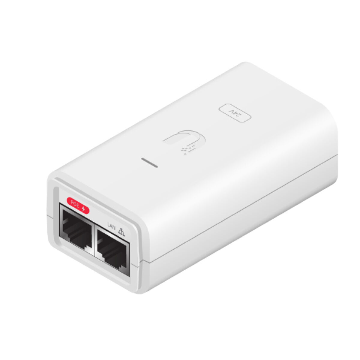 Cabo de rede rígido UTP Categoria 6 UBIQUITI POE-24-12W-G-WH Branco