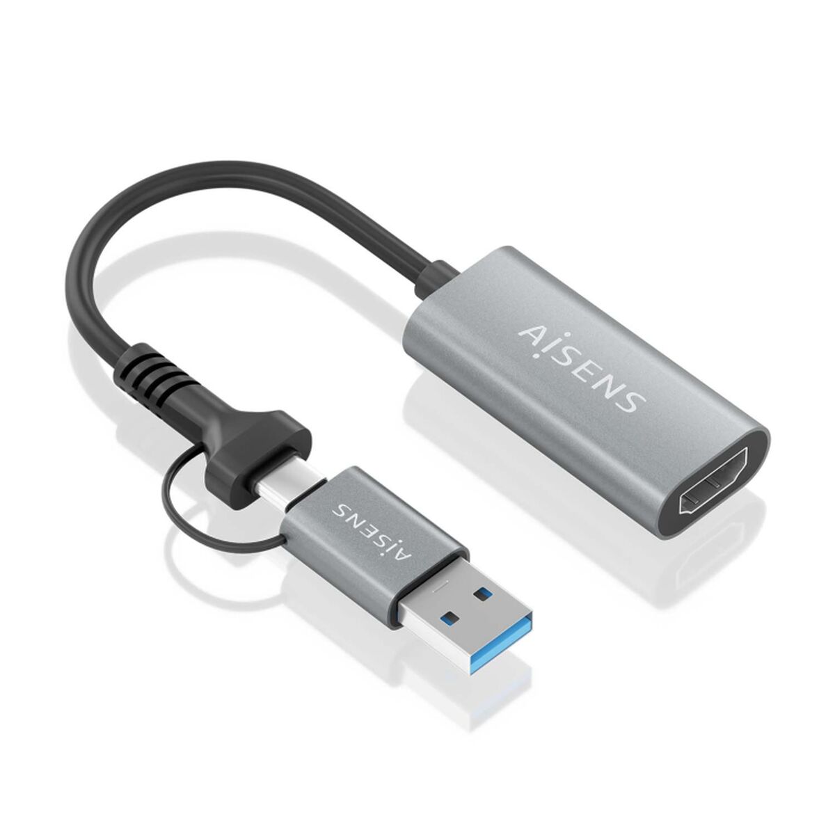 Cabo HDMI Aisens A109-0913 Cinzento