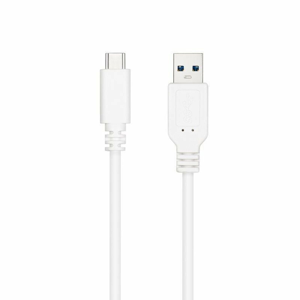 Cabo USB-C para USB NANOCABLE 10.01.4002-W 2 m Branco