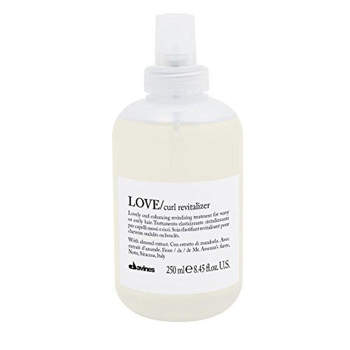 Spray Revitalizante para Cabelos Encaracolados Davines Love Curl Revitalizer 250 ml