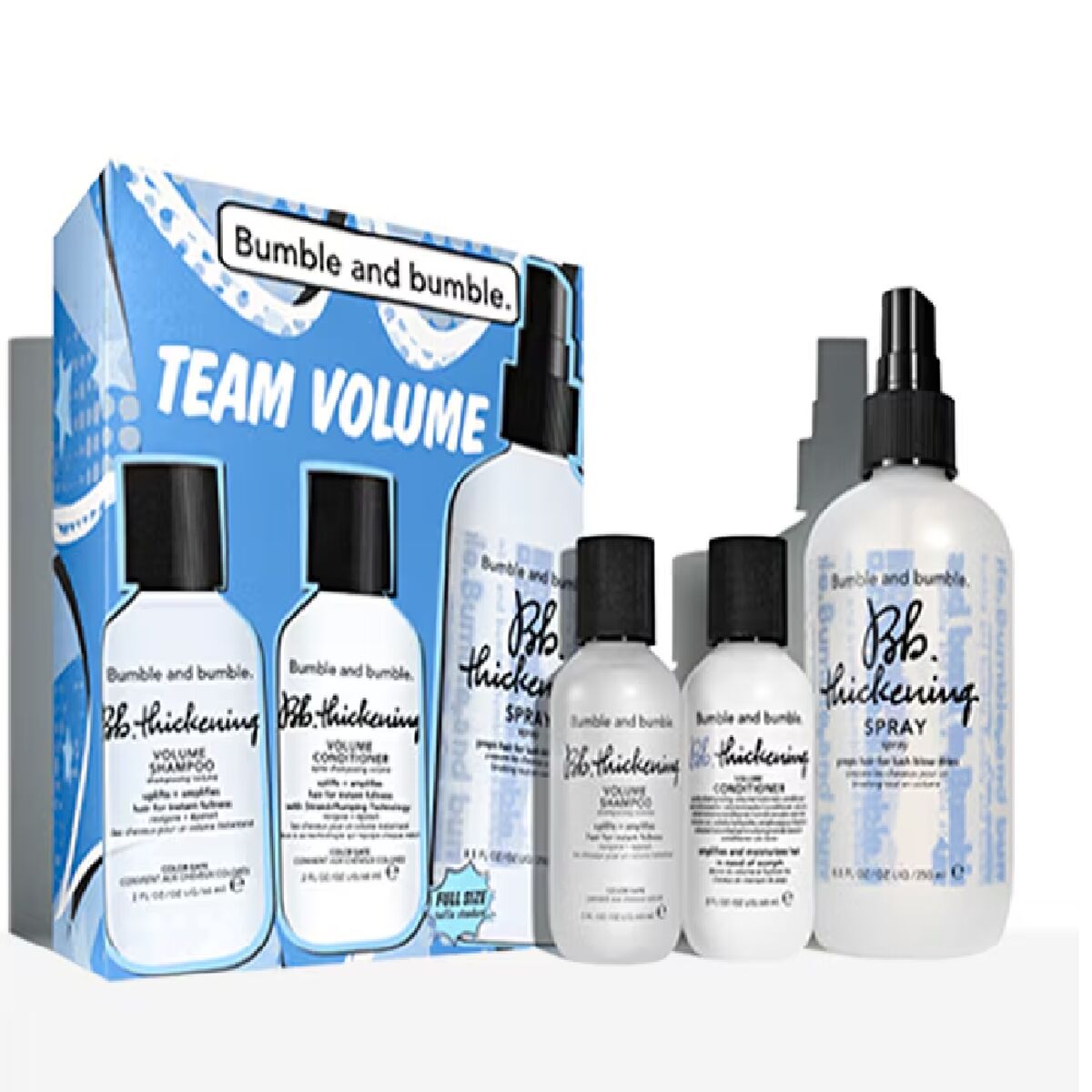 Tratamento para Dar Volume Bumble & Bumble Team Volume Set
