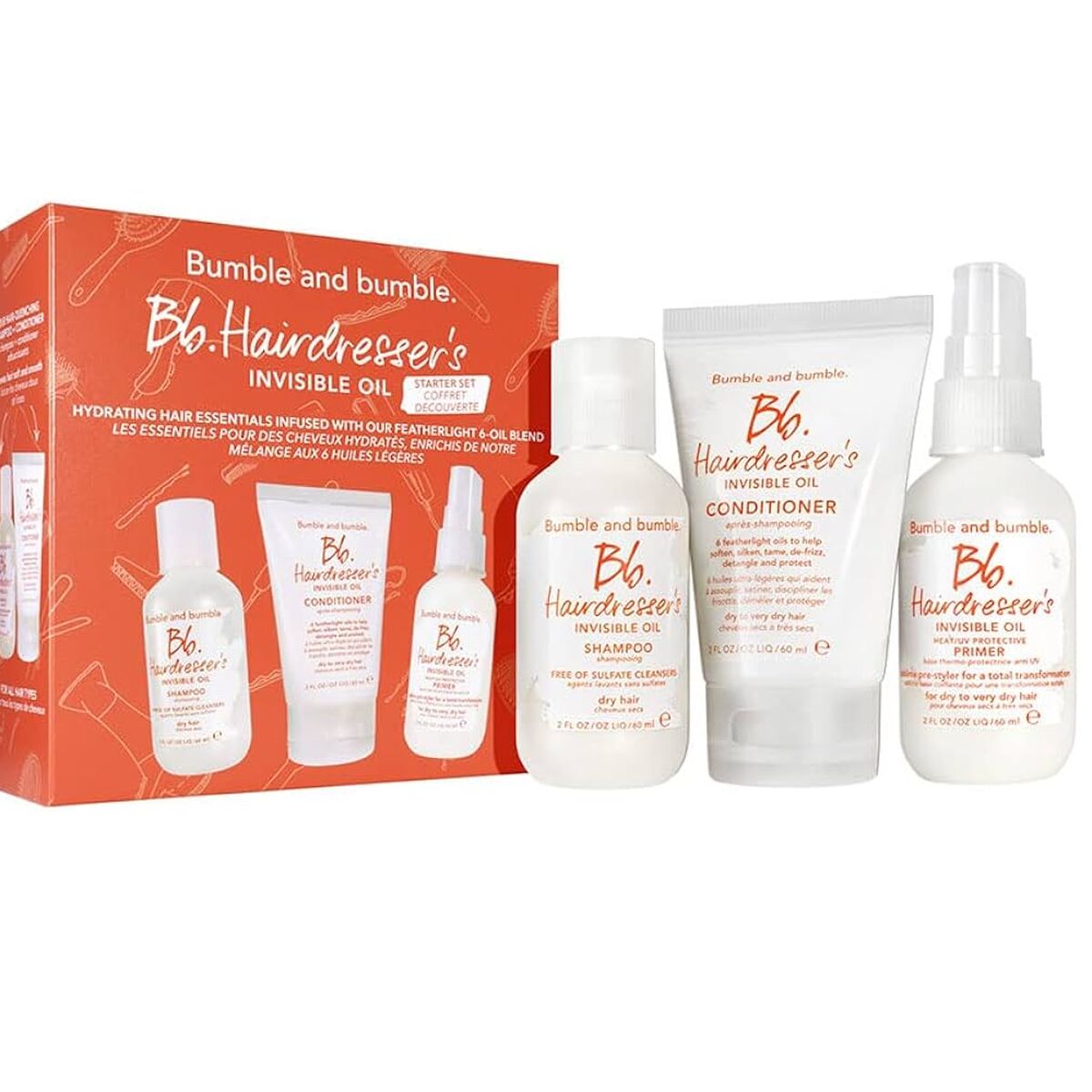 Conjunto de Cabeleireiro Bumble & Bumble Hairdresser'S Invisible Oil Trial Set
