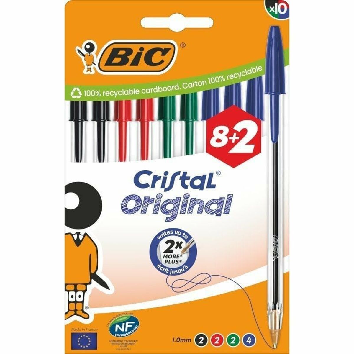 Conjunto de Canetas Bic Cristal Original 516355
