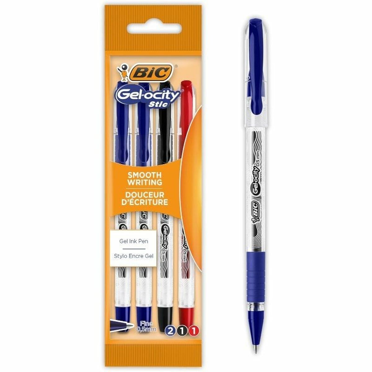 Conjunto de Canetas Bic Gelocity Stic 992599
