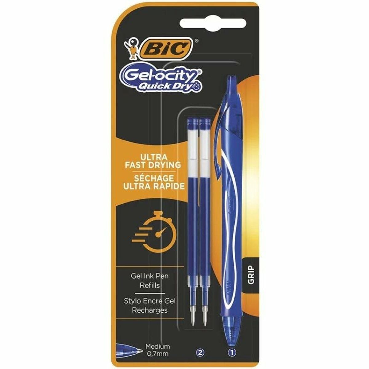 Esferográfica de gel Bic Gelocity Quick Dry 951757 Azul