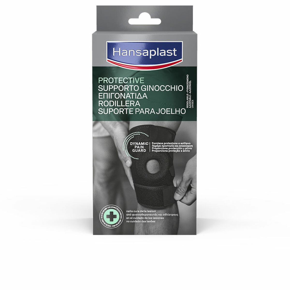 Suporte de Joelho Hansaplast Dynamic Pain Guard Preto