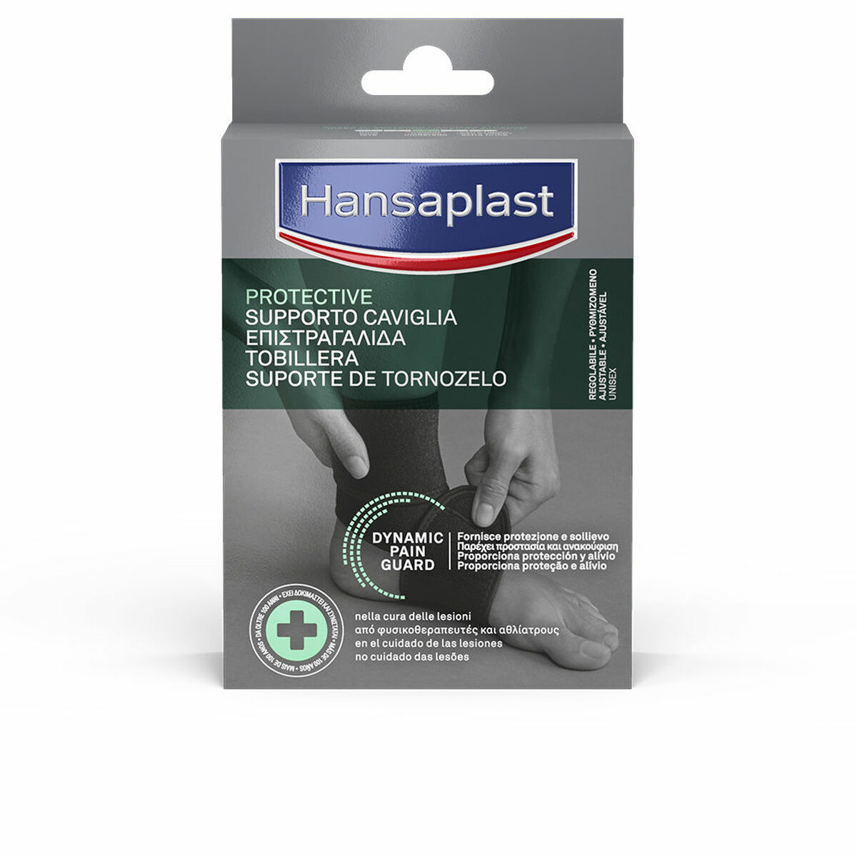 Tornozeleira Hansaplast Dynamic Pain Guard Preto