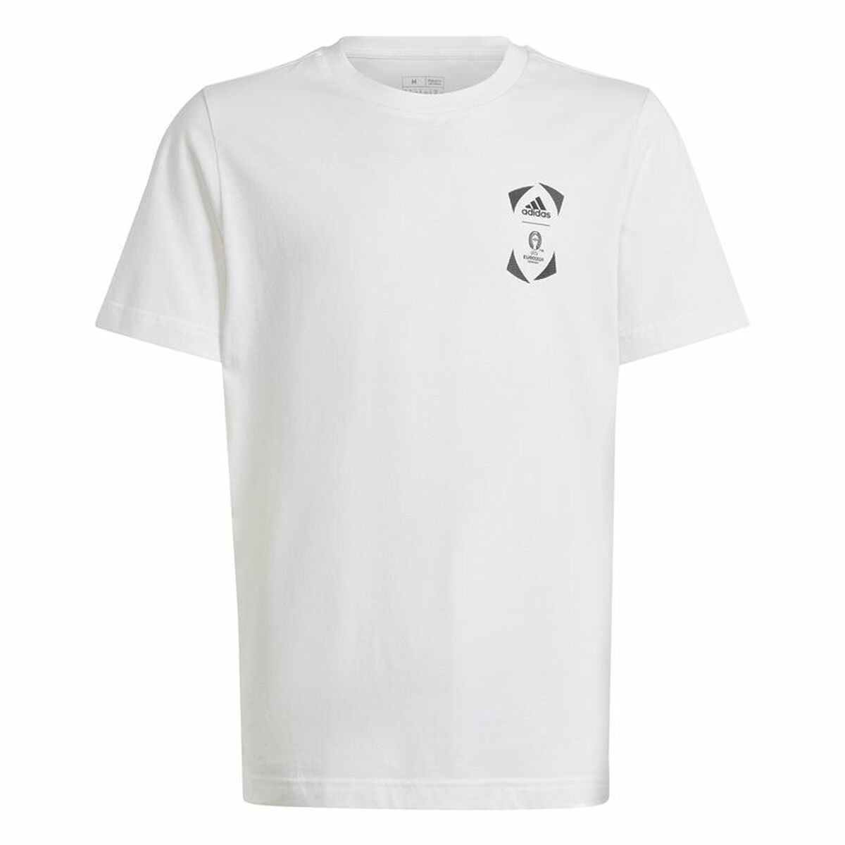 Camisola de Manga Curta Adidas EURO 24 Branco