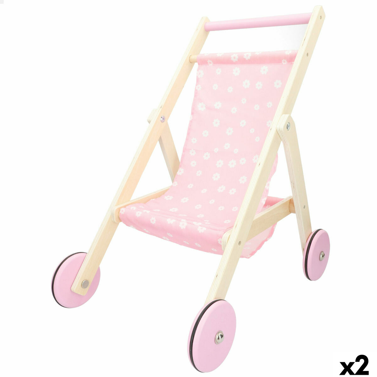 Carrinho para Bonecas 33 x 44 x 51 cm (2 Unidades)