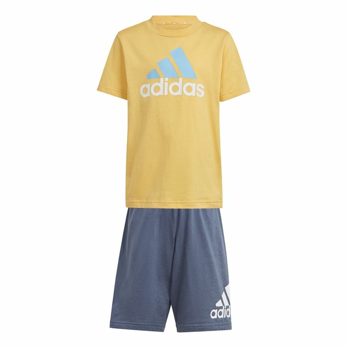 Conjunto Desportivo para Crianças Adidas Essentials Amarelo