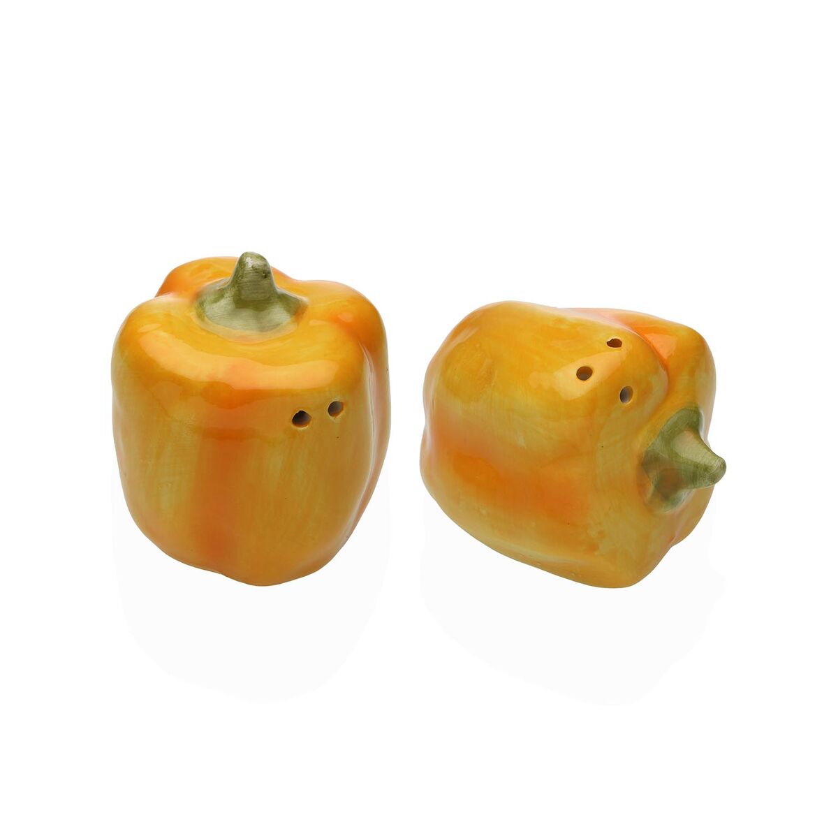 Saleiro e Pimenteiro Versa Cerâmica Dolomite Pimento 7 X 5,8 X 5,8 CM