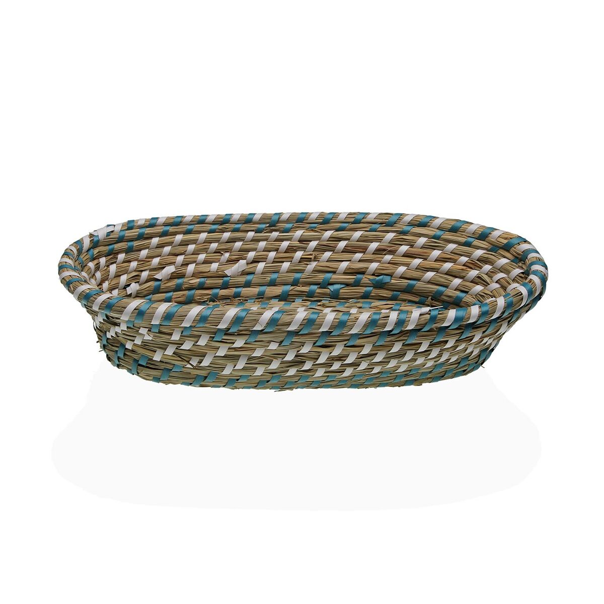 Cesta Multiusos Versa Têxtil Jacinto-de-água 35 X 9 X 19 CM
