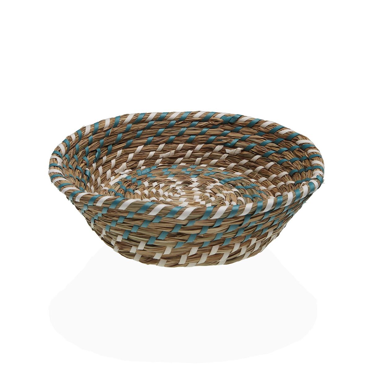 Cesta Multiusos Versa Têxtil Jacinto-de-água 25 x 8 x 25 cm