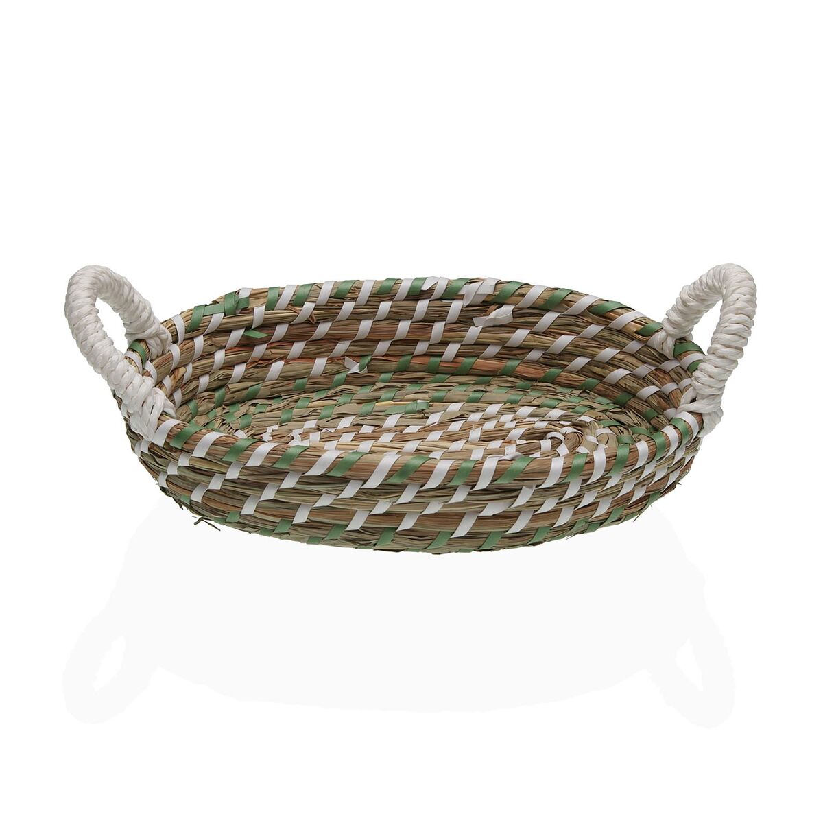Cesta Multiusos Versa Têxtil Jacinto-de-água 26 X 6 X 17 CM