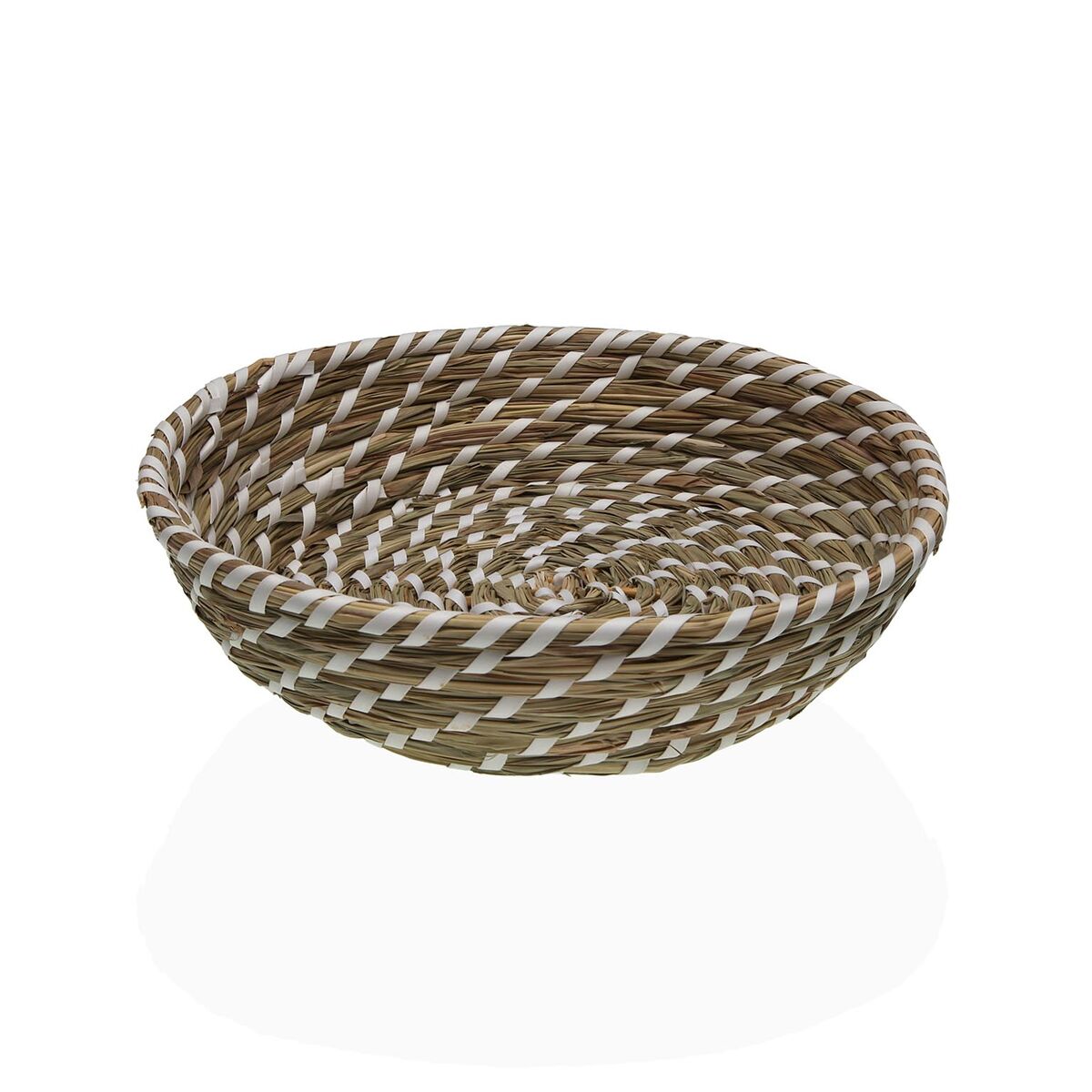 Cesta Multiusos Versa Têxtil Jacinto-de-água 25 x 8 x 25 cm