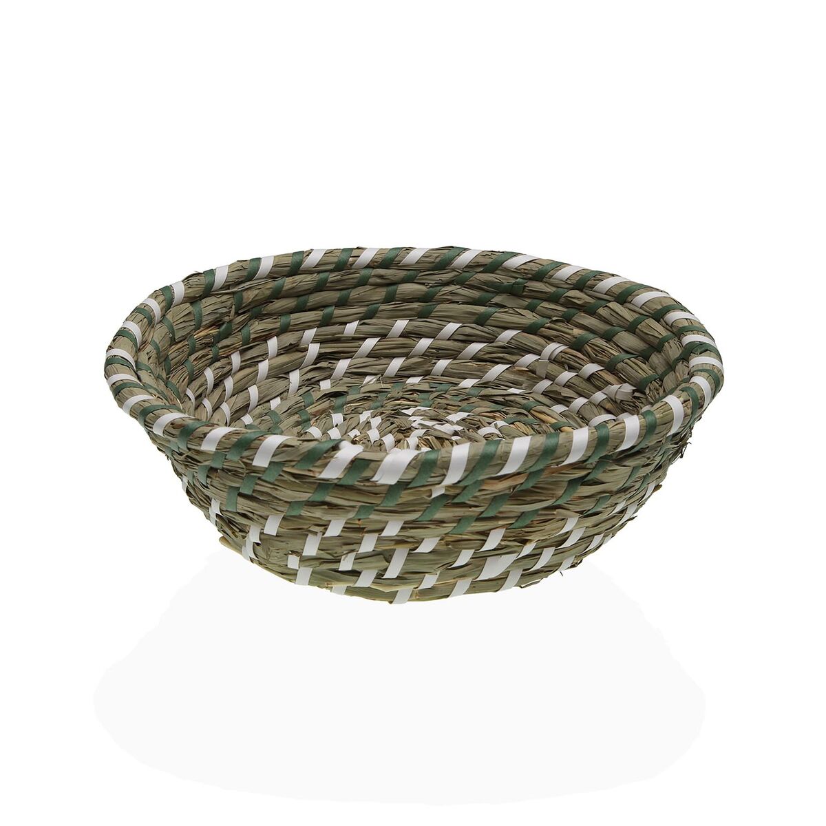 Cesta Multiusos Versa Têxtil Jacinto-de-água 25 x 8 x 25 cm