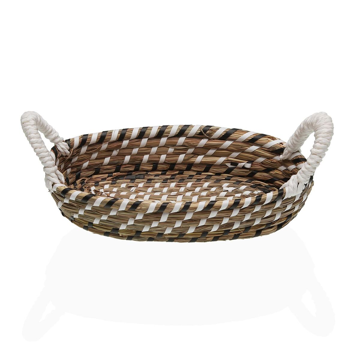 Cesta Multiusos Versa Têxtil Jacinto-de-água 26 X 6 X 17 CM