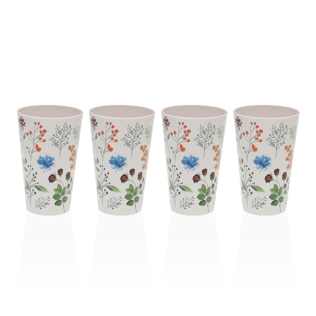 Recipiente para Utensílios de Cozinha Versa Polietileno RPET 13,8 cm 4 Peças