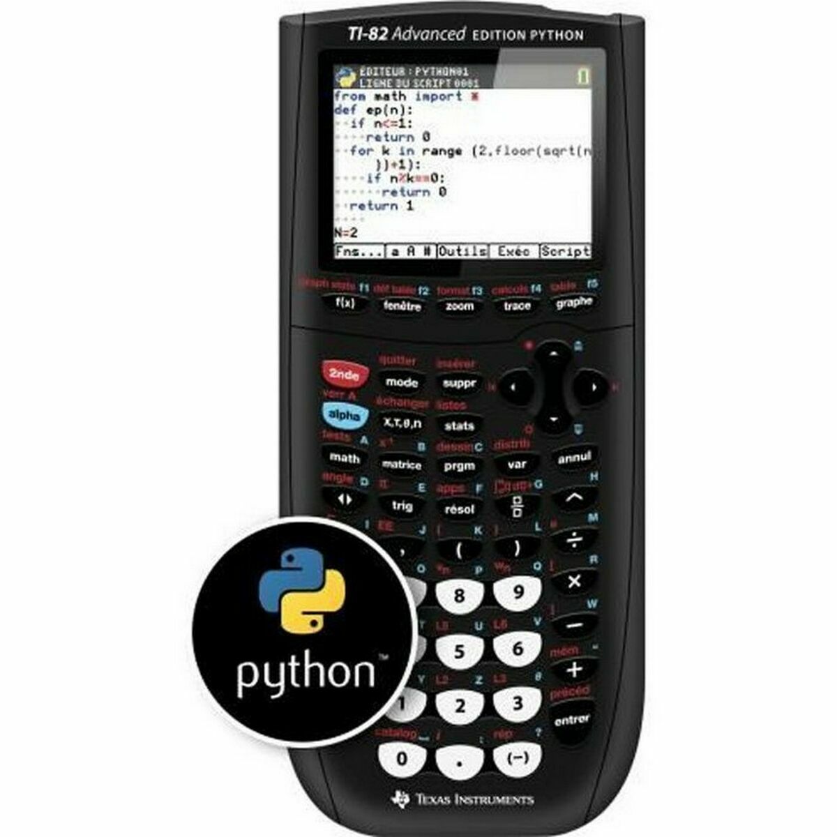 Calculadora gráfica Texas Instruments Preto