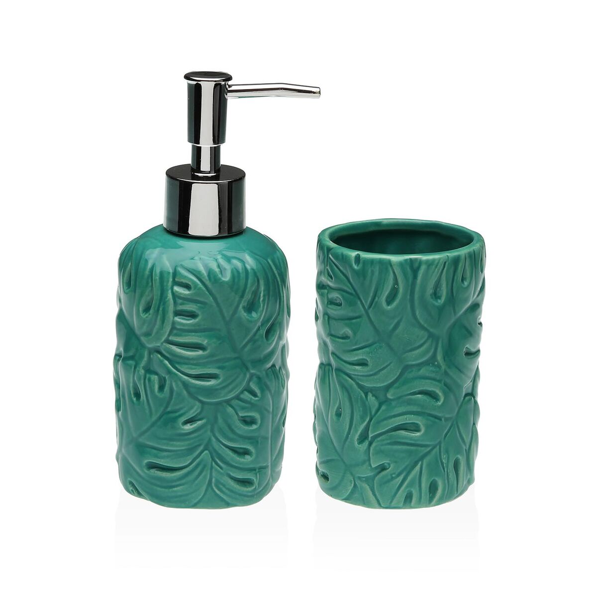 Conjunto de Banho Versa Verde Dolomite 6,8 x 17 x 6,8 cm