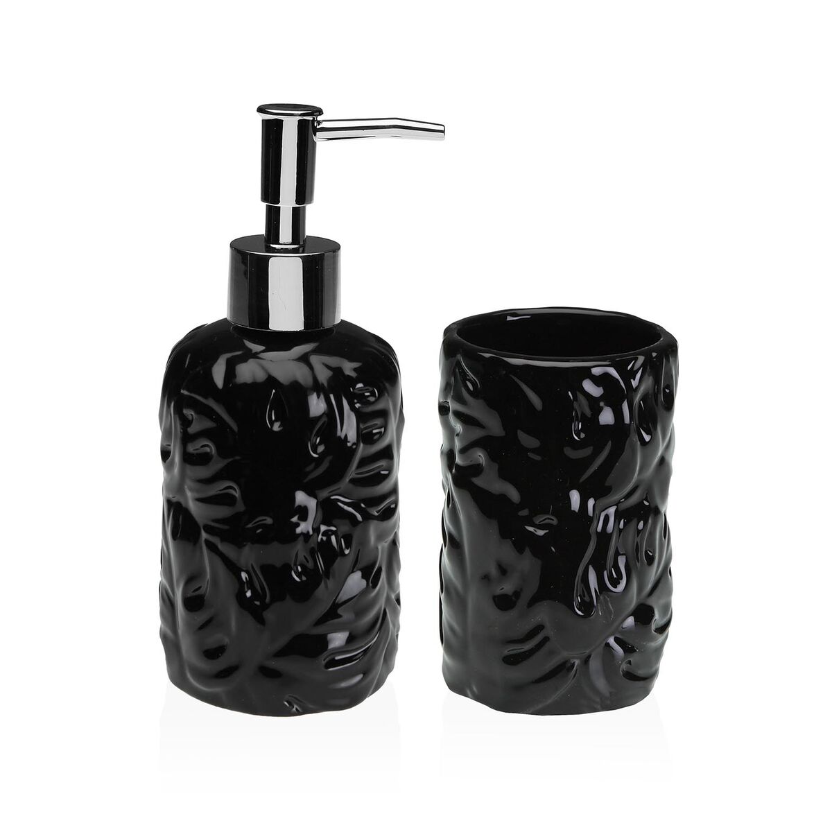 Conjunto de Banho Versa Preto Dolomite 6,8 x 17 x 6,8 cm