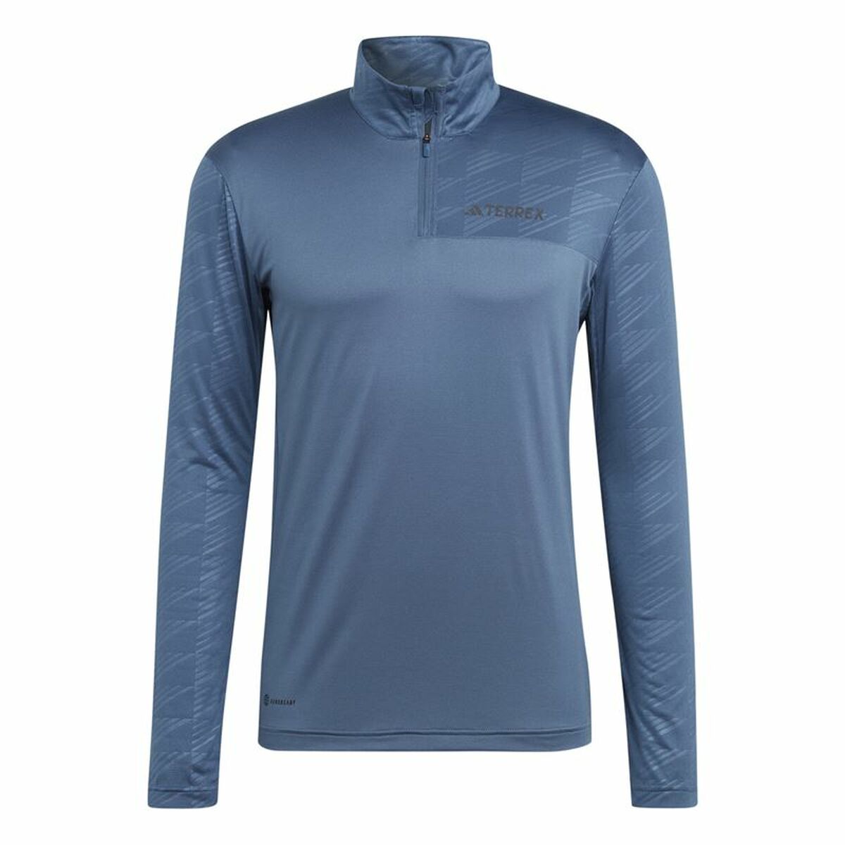 Camisola de Manga Comprida Homem Adidas Multi Half Zip Ls Azul