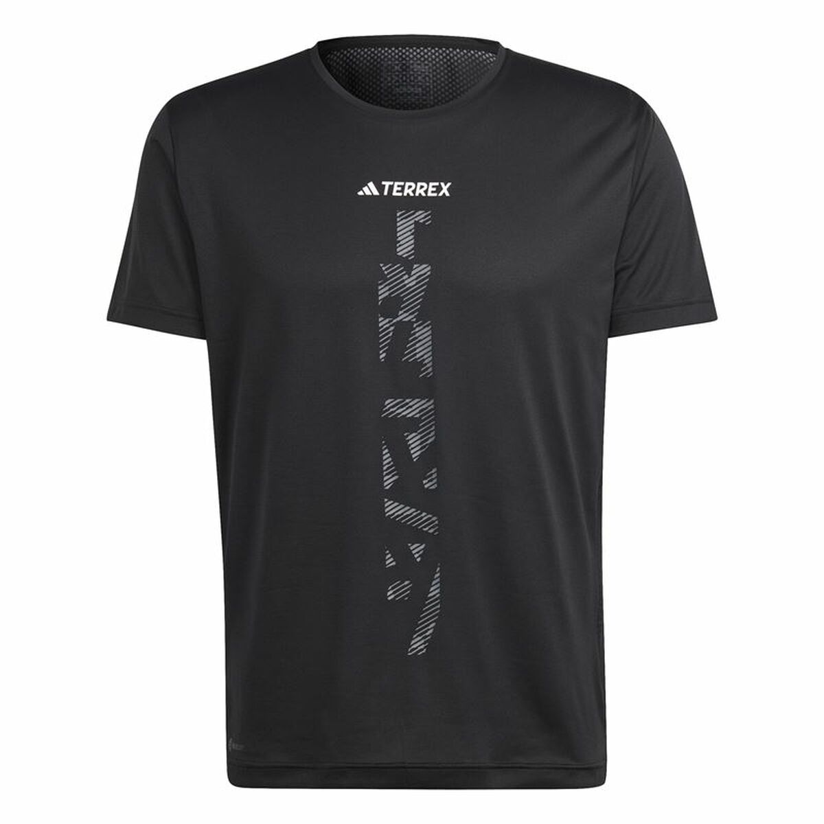 Camisola de Manga Curta Homem Adidas Agr Shirt Preto