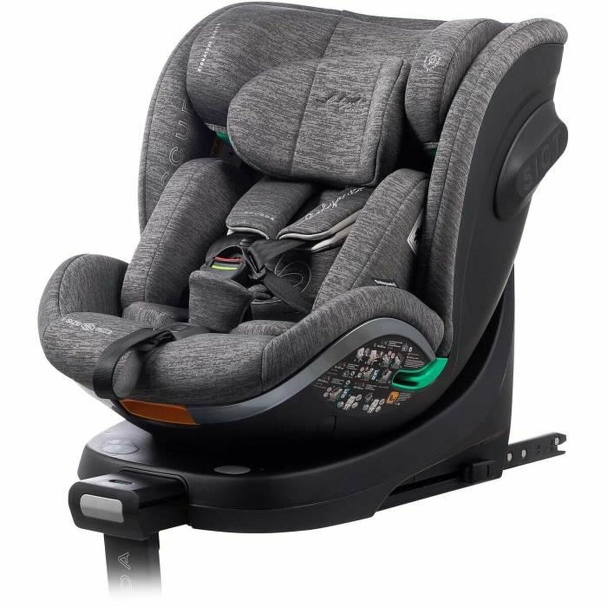 Cadeira para Automóvel Babyauto SCUDDA GREY DOBBY Cinzento 0 (de 0 a 10 kilos) 0+ (de 0 a 13 kilos) I (9 - 18 kg) II (15-25 kg)
