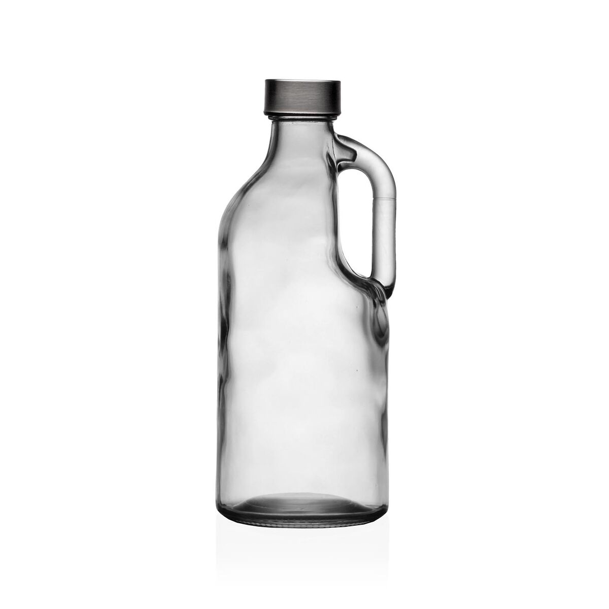 Garrafa de água Versa Transparente Vidro Alumínio