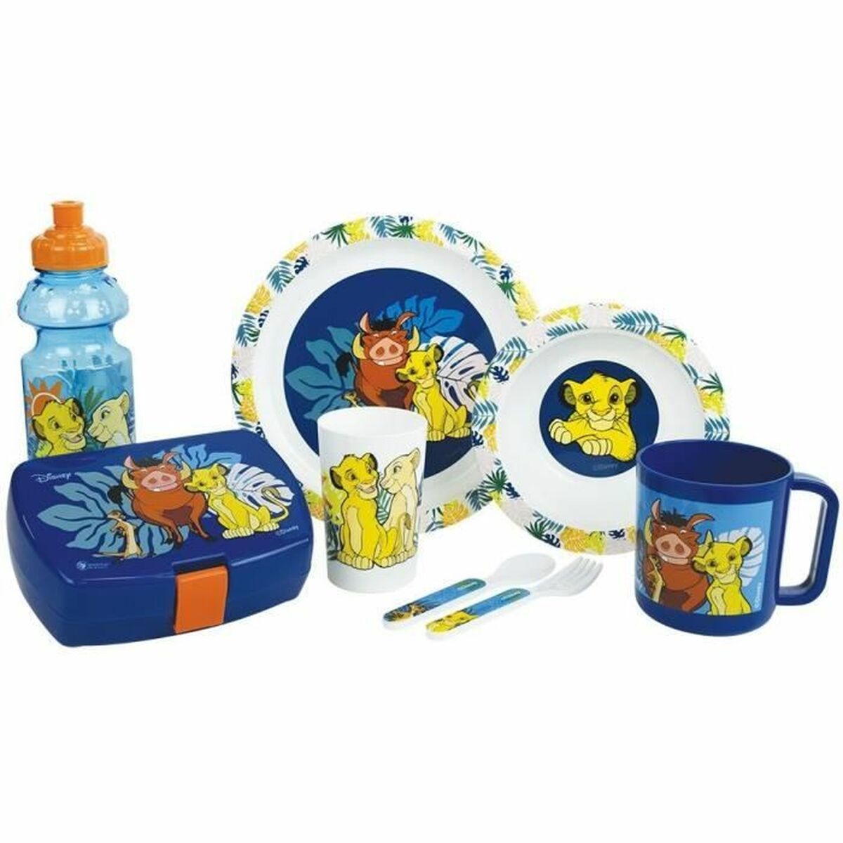 Conjunto de Louça Fun House Melamina 8 Peças