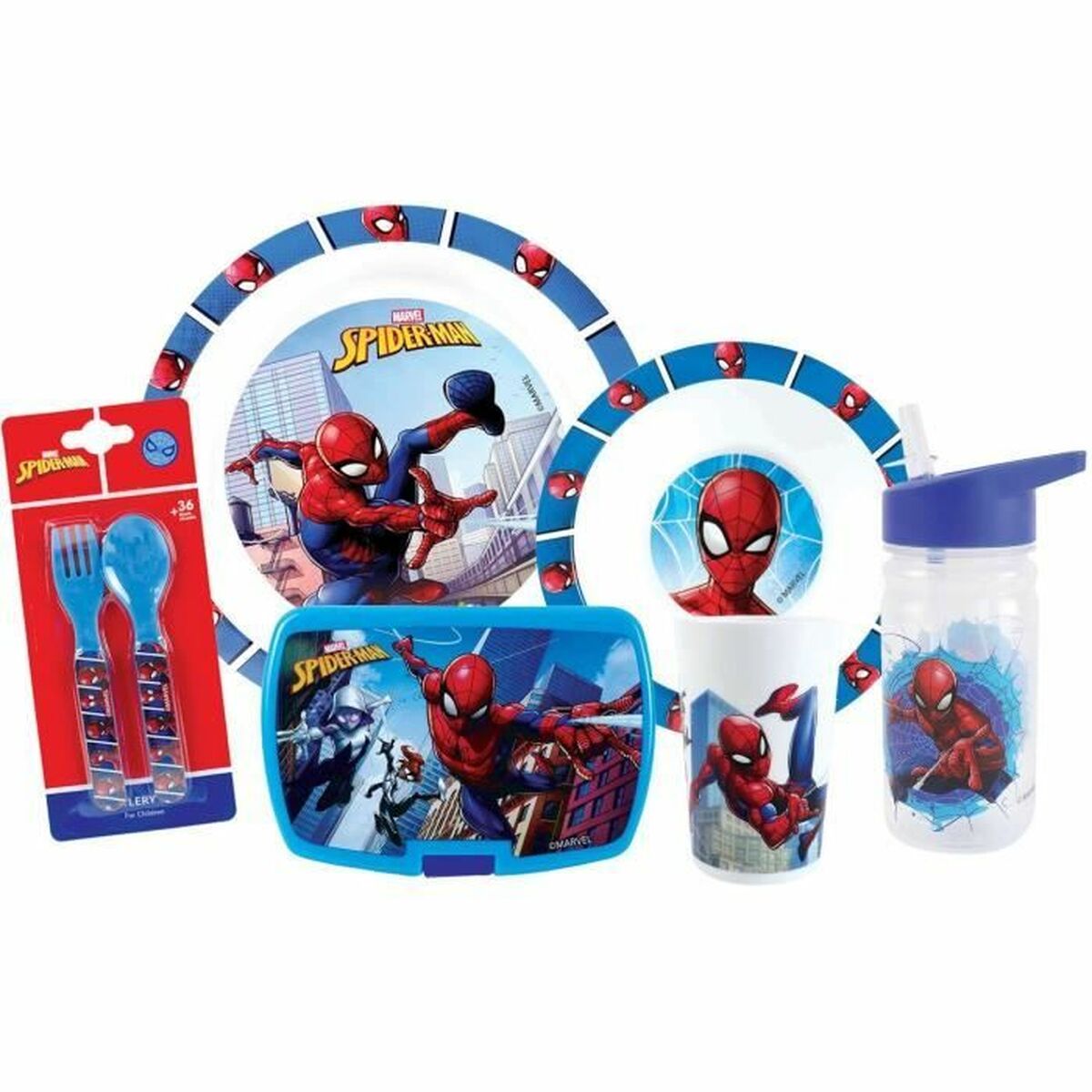 Conjunto de Louça Fun House Plástico 6 Peças