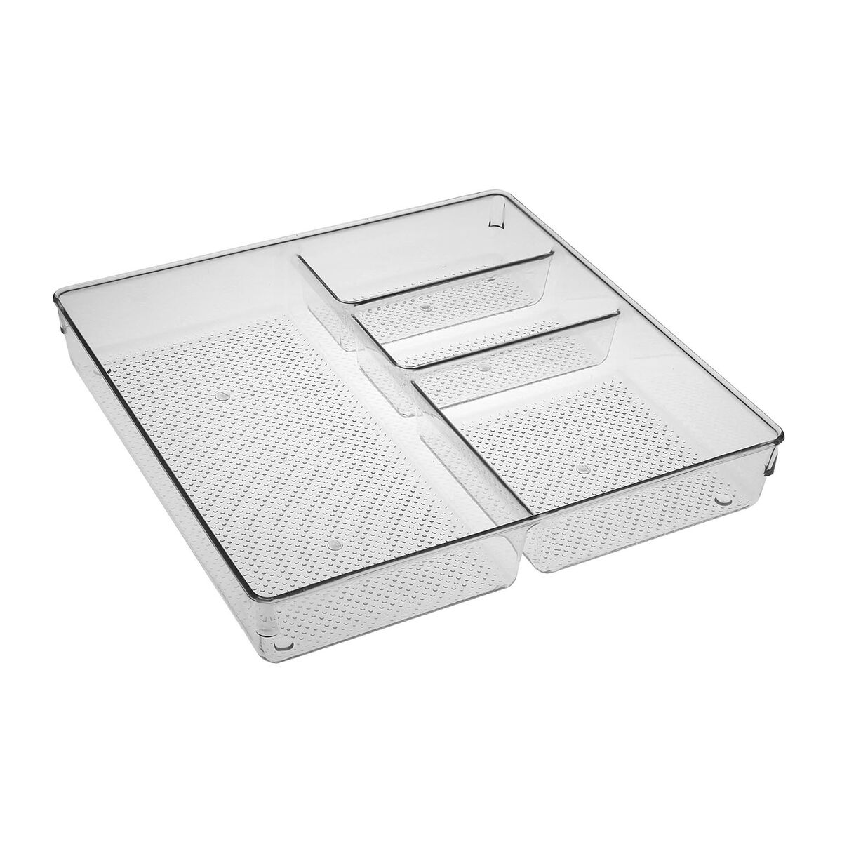 Organizador de Talheres Versa Transparente Plástico 30,6 X 5,6 X 30,6 CM