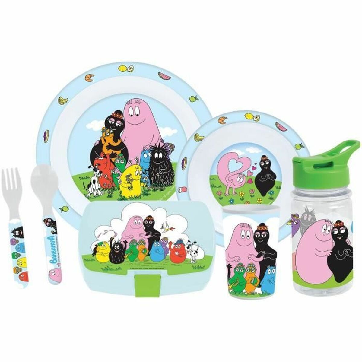 Conjunto de Louça Fun House Plástico 6 Peças