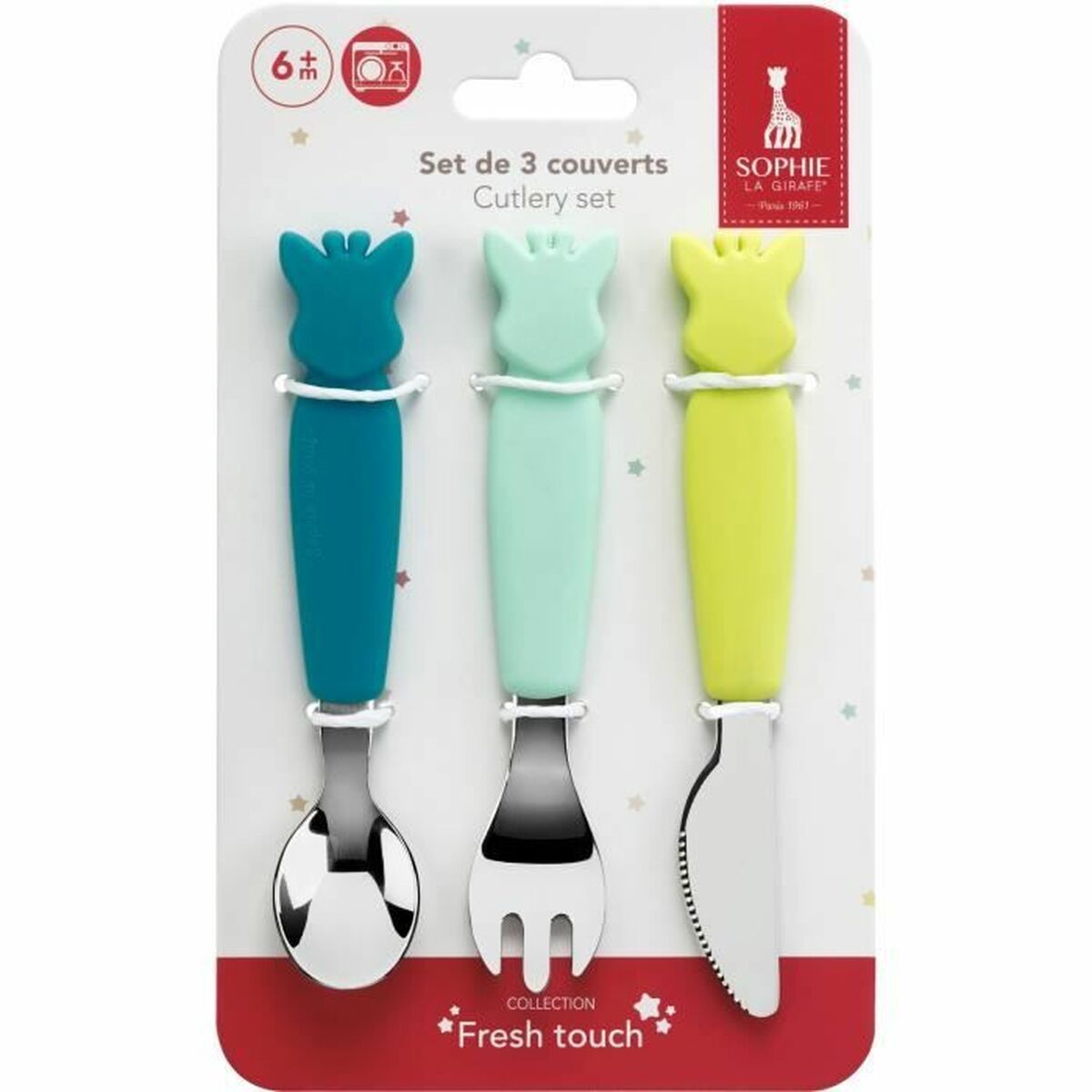 Talheres Sophie la Girafe Silicone