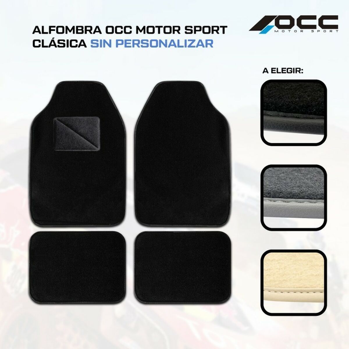 Conjunto de Tapetes de Carro OCC Motorsport OCCHY0013 5 Peças