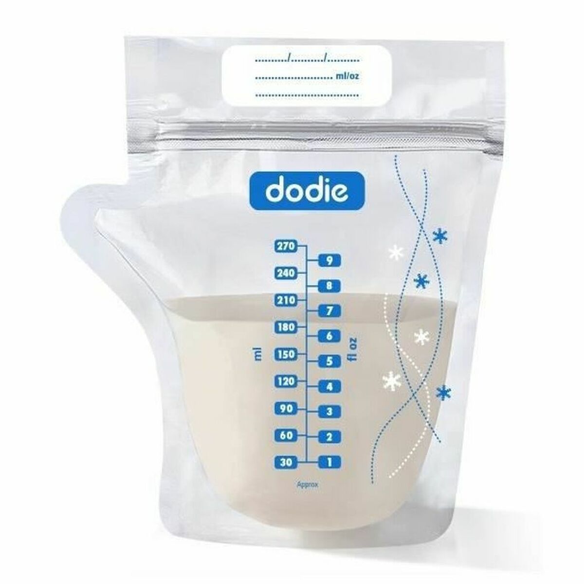 Sacos de Leite Materno Dodie (20 Unidades)
